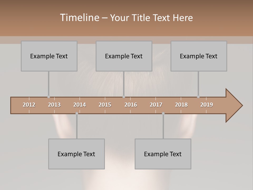A Woman With Her Hair In A Bun Powerpoint Presentation PowerPoint Template