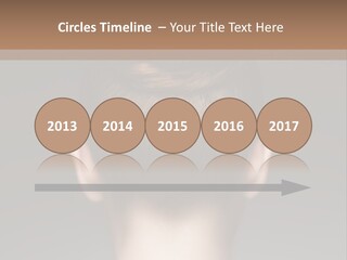 A Woman With Her Hair In A Bun Powerpoint Presentation PowerPoint Template