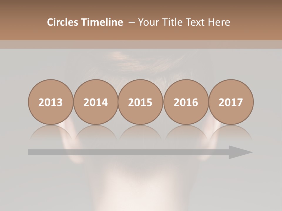 A Woman With Her Hair In A Bun Powerpoint Presentation PowerPoint Template