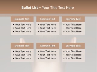 A Woman With Her Hair In A Bun Powerpoint Presentation PowerPoint Template