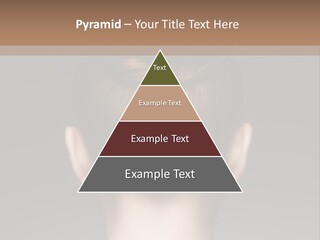 A Woman With Her Hair In A Bun Powerpoint Presentation PowerPoint Template