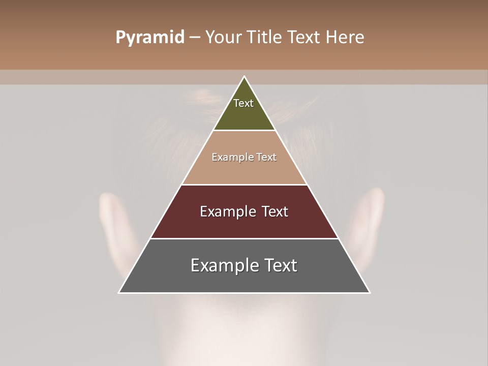 A Woman With Her Hair In A Bun Powerpoint Presentation PowerPoint Template