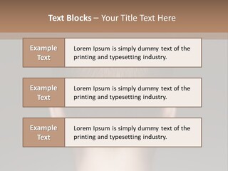 A Woman With Her Hair In A Bun Powerpoint Presentation PowerPoint Template