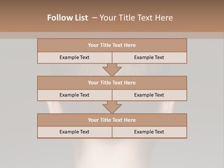 A Woman With Her Hair In A Bun Powerpoint Presentation PowerPoint Template