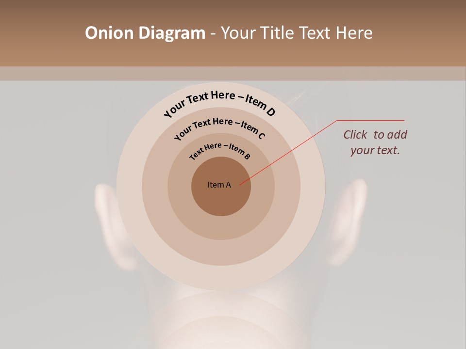 A Woman With Her Hair In A Bun Powerpoint Presentation PowerPoint Template