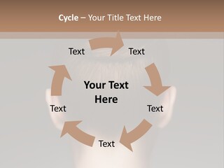 A Woman With Her Hair In A Bun Powerpoint Presentation PowerPoint Template