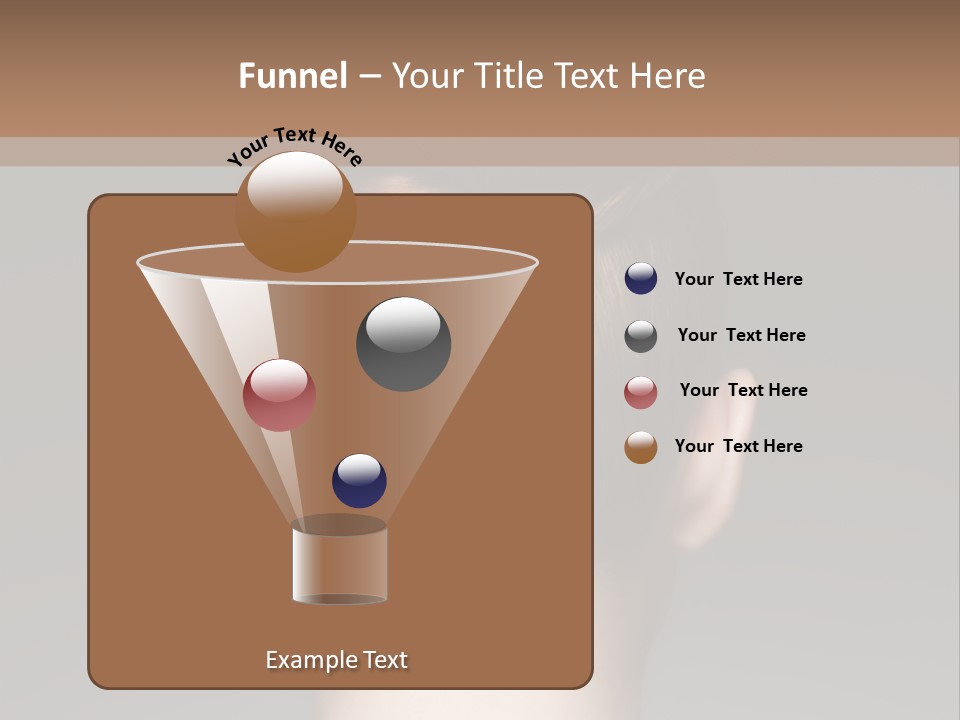 A Woman With Her Hair In A Bun Powerpoint Presentation PowerPoint Template