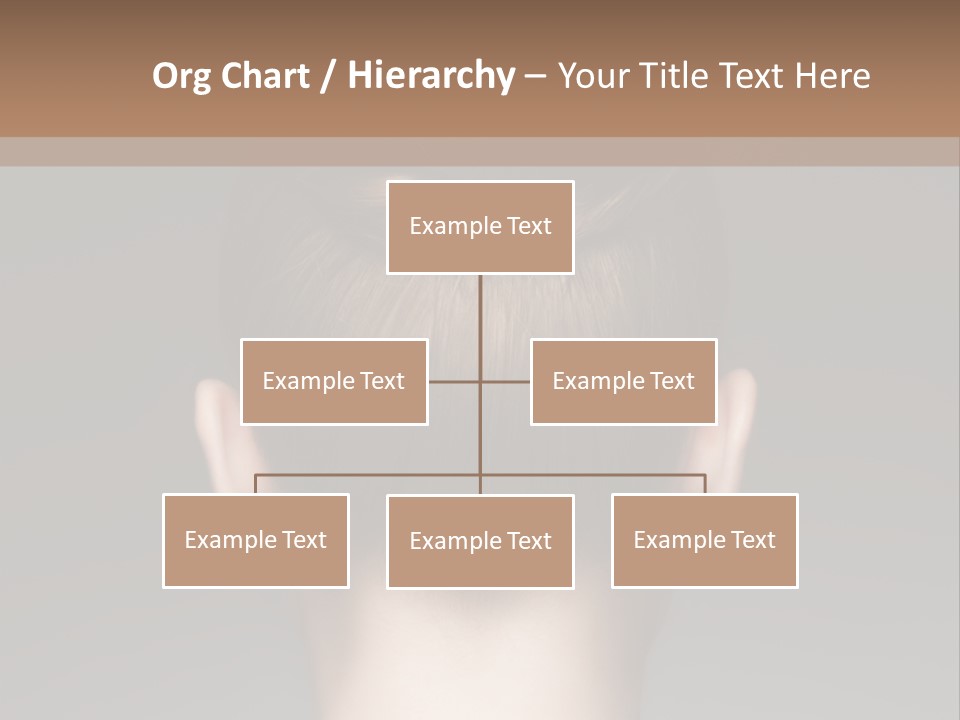 A Woman With Her Hair In A Bun Powerpoint Presentation PowerPoint Template