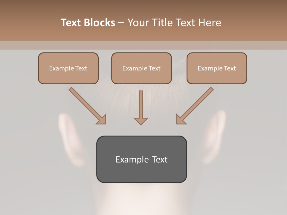 A Woman With Her Hair In A Bun Powerpoint Presentation PowerPoint Template