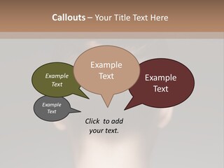 A Woman With Her Hair In A Bun Powerpoint Presentation PowerPoint Template