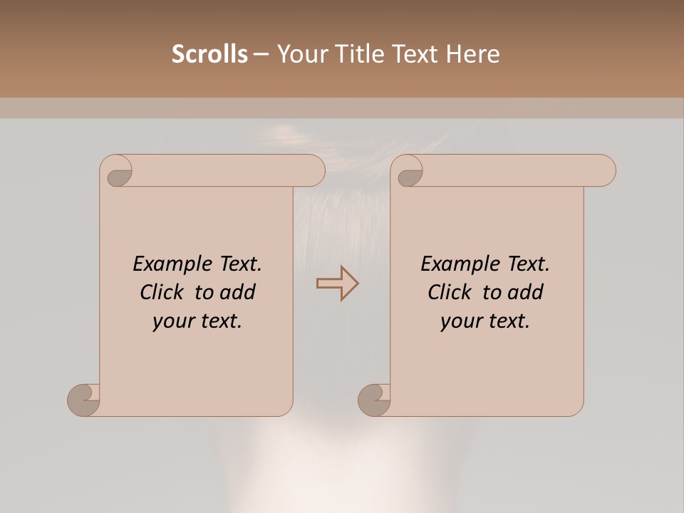 A Woman With Her Hair In A Bun Powerpoint Presentation PowerPoint Template