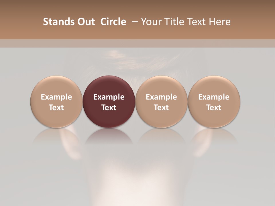 A Woman With Her Hair In A Bun Powerpoint Presentation PowerPoint Template