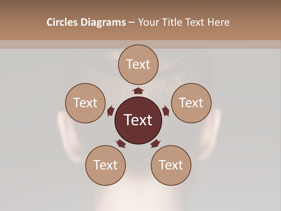 A Woman With Her Hair In A Bun Powerpoint Presentation PowerPoint Template