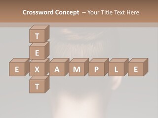 A Woman With Her Hair In A Bun Powerpoint Presentation PowerPoint Template