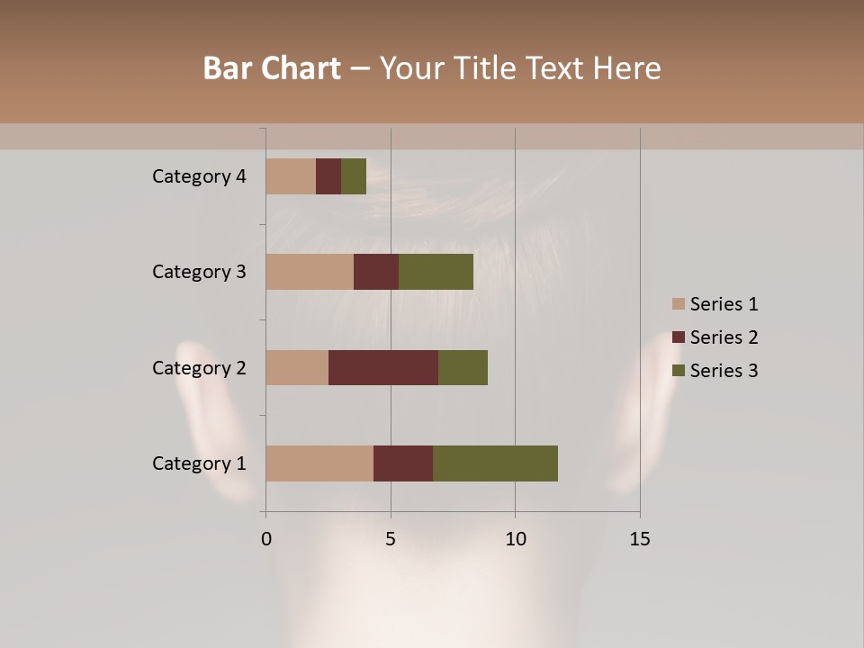 A Woman With Her Hair In A Bun Powerpoint Presentation PowerPoint Template