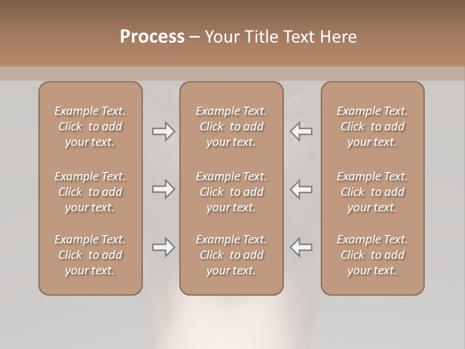 A Woman With Her Hair In A Bun Powerpoint Presentation PowerPoint Template