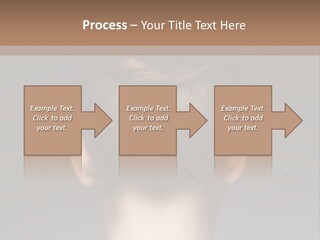 A Woman With Her Hair In A Bun Powerpoint Presentation PowerPoint Template