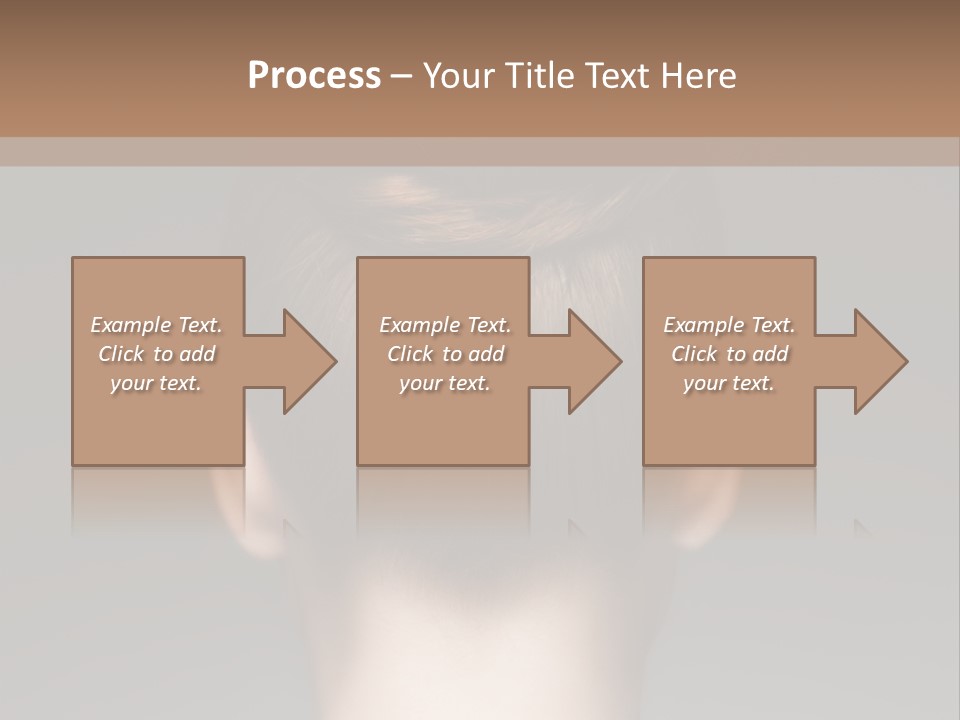 A Woman With Her Hair In A Bun Powerpoint Presentation PowerPoint Template
