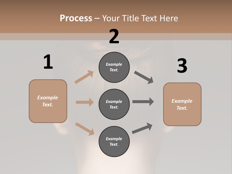 A Woman With Her Hair In A Bun Powerpoint Presentation PowerPoint Template