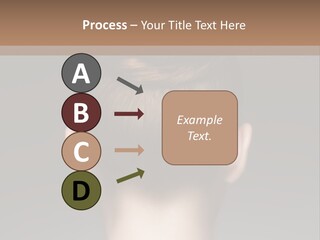 A Woman With Her Hair In A Bun Powerpoint Presentation PowerPoint Template