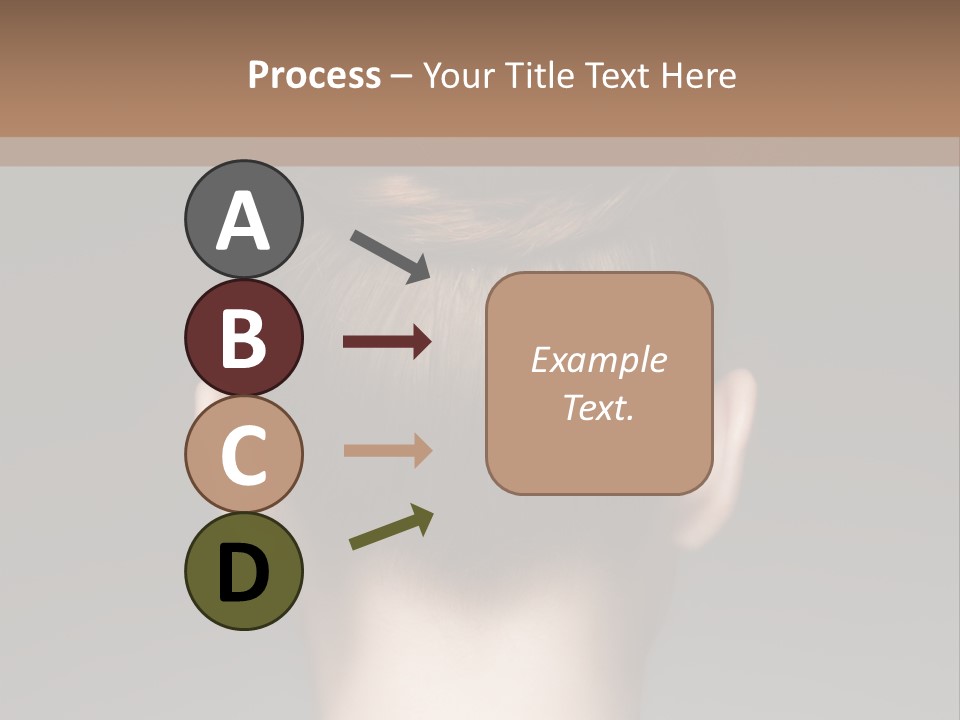 A Woman With Her Hair In A Bun Powerpoint Presentation PowerPoint Template