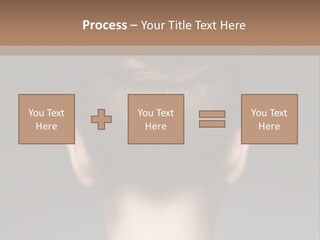 A Woman With Her Hair In A Bun Powerpoint Presentation PowerPoint Template