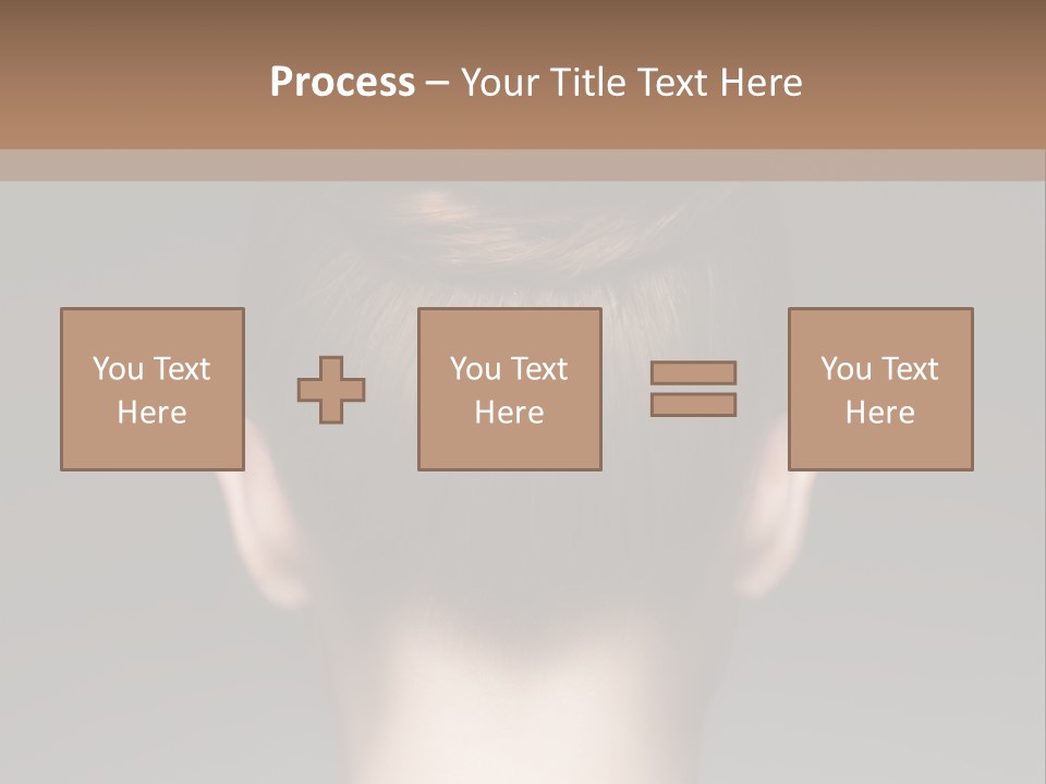 A Woman With Her Hair In A Bun Powerpoint Presentation PowerPoint Template
