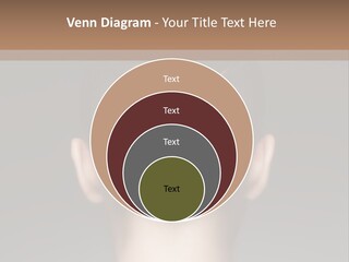 A Woman With Her Hair In A Bun Powerpoint Presentation PowerPoint Template