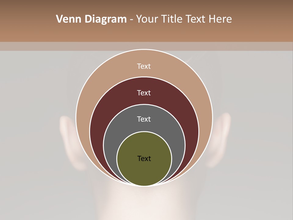 A Woman With Her Hair In A Bun Powerpoint Presentation PowerPoint Template