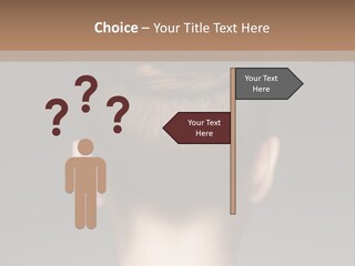 A Woman With Her Hair In A Bun Powerpoint Presentation PowerPoint Template