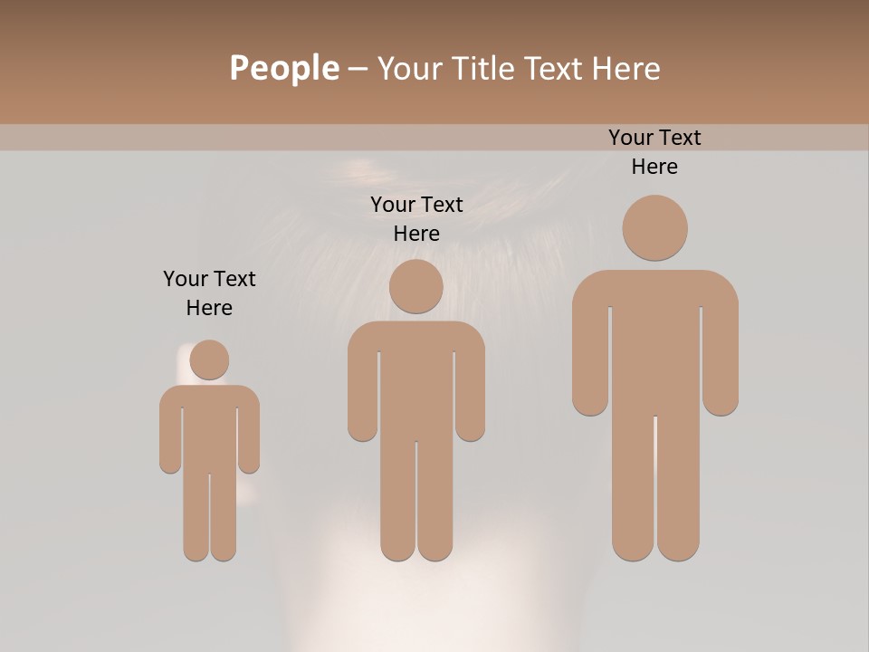 A Woman With Her Hair In A Bun Powerpoint Presentation PowerPoint Template