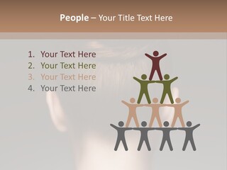 A Woman With Her Hair In A Bun Powerpoint Presentation PowerPoint Template