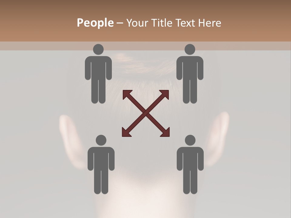 A Woman With Her Hair In A Bun Powerpoint Presentation PowerPoint Template