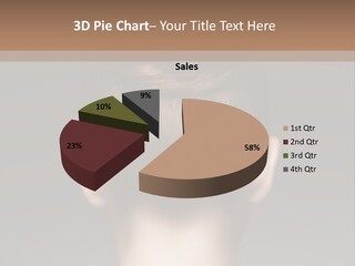 A Woman With Her Hair In A Bun Powerpoint Presentation PowerPoint Template