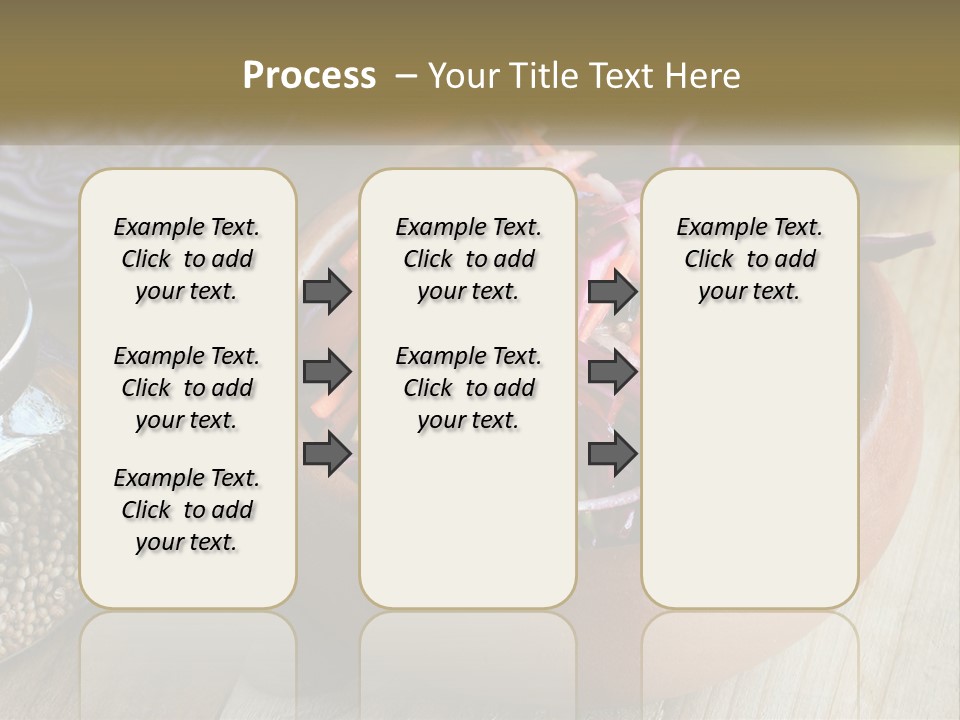A Wooden Bowl Filled With Red Cabbage And Carrots PowerPoint Template