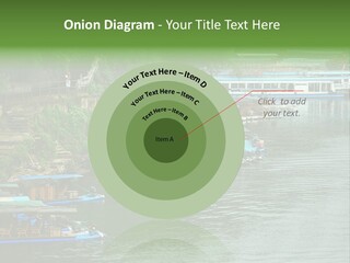 A Group Of Boats Floating On Top Of A River PowerPoint Template