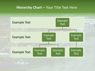 A Group Of Boats Floating On Top Of A River PowerPoint Template