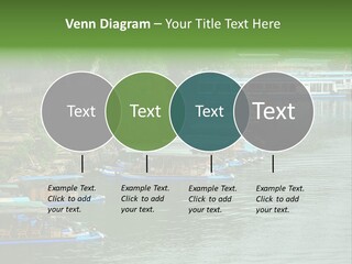 A Group Of Boats Floating On Top Of A River PowerPoint Template