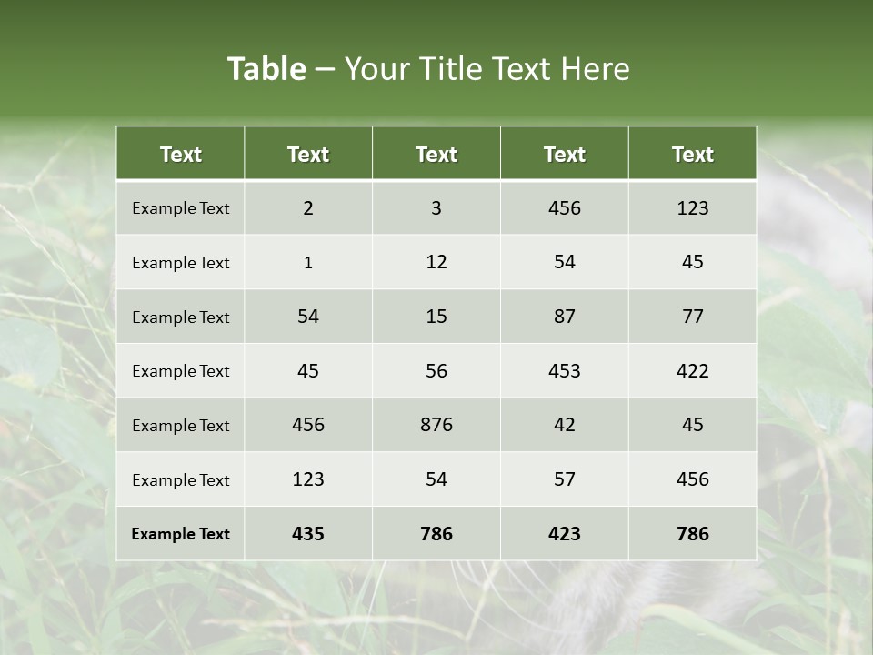 A Cat Laying In The Grass With Its Eyes Closed PowerPoint Template