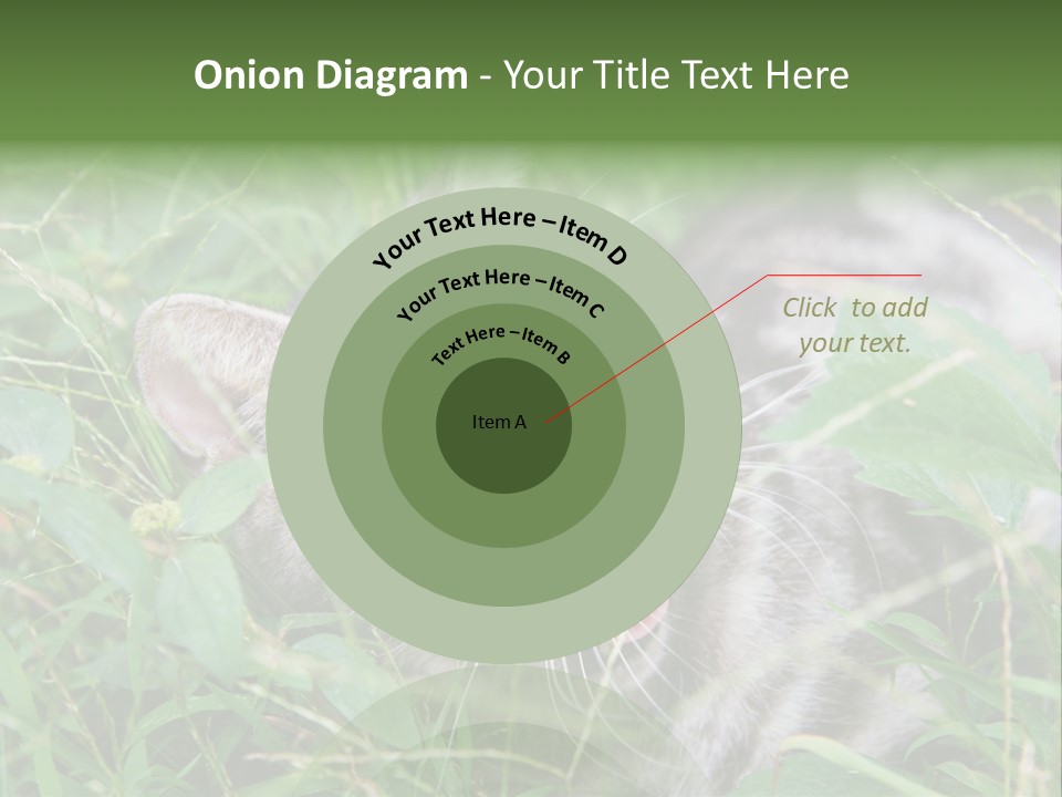 A Cat Laying In The Grass With Its Eyes Closed PowerPoint Template