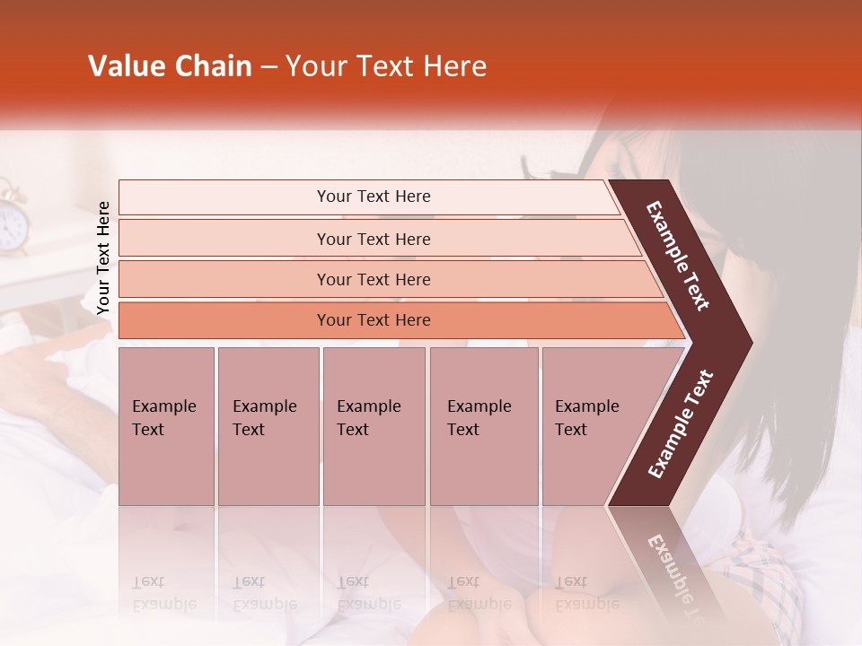 A Man And A Woman Laying In Bed Together PowerPoint Template