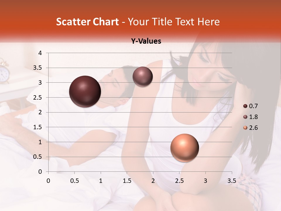 A Man And A Woman Laying In Bed Together PowerPoint Template