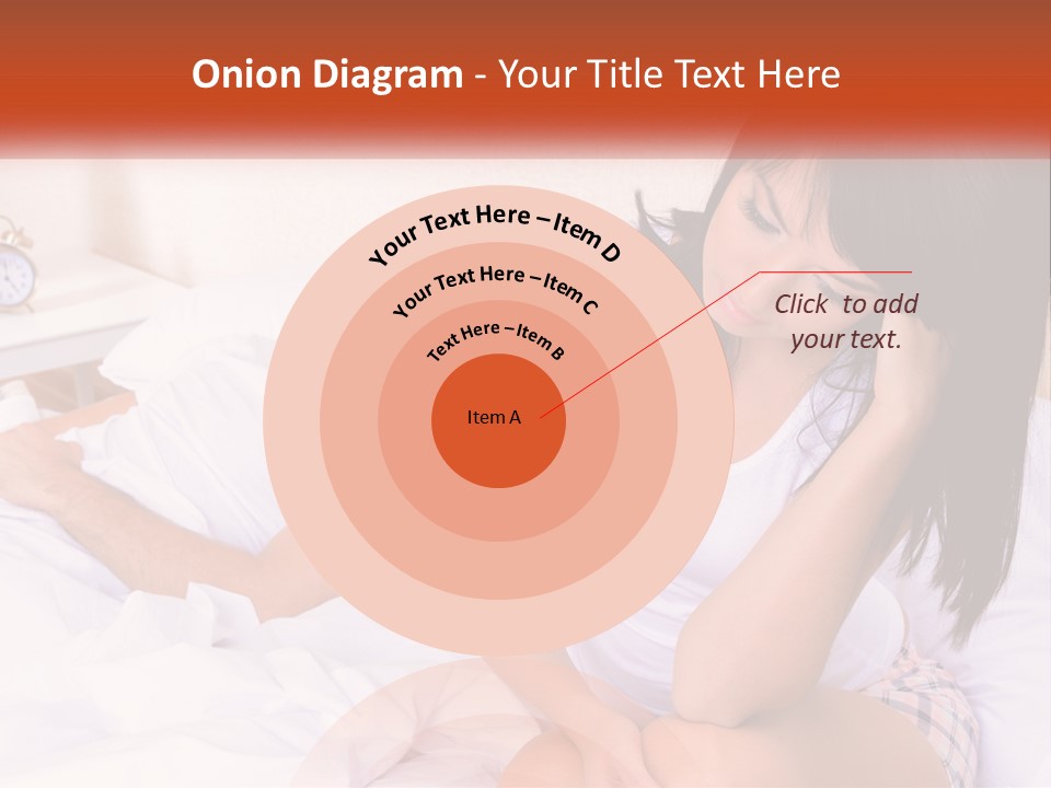 A Man And A Woman Laying In Bed Together PowerPoint Template