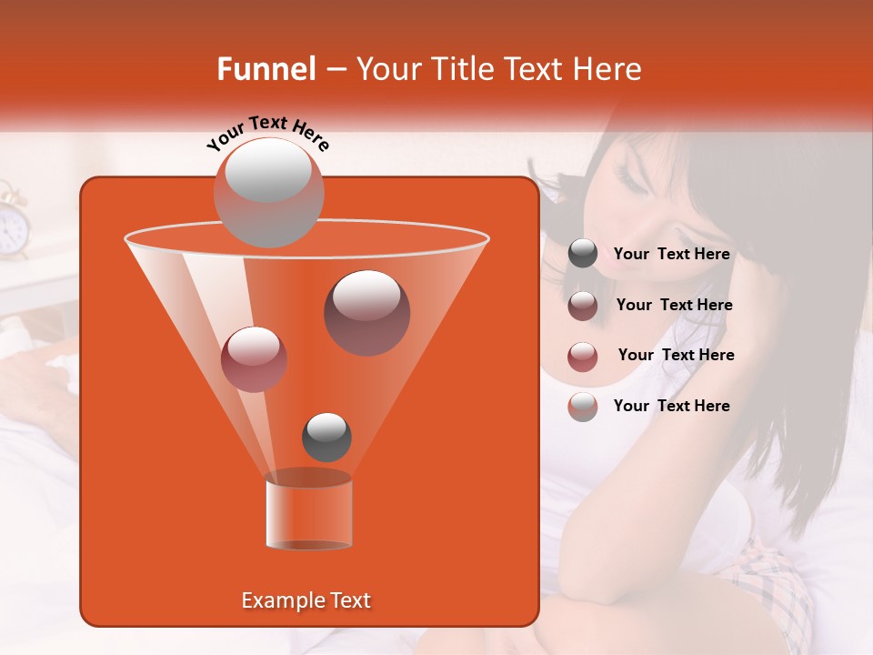 A Man And A Woman Laying In Bed Together PowerPoint Template