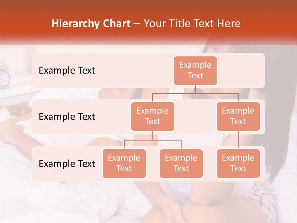 A Man And A Woman Laying In Bed Together PowerPoint Template