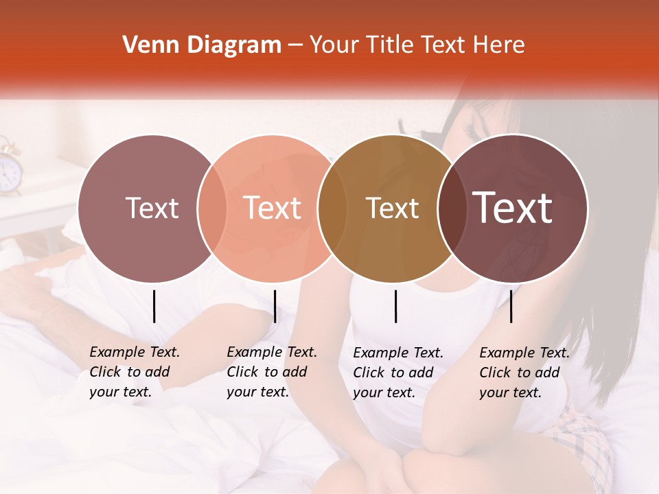 A Man And A Woman Laying In Bed Together PowerPoint Template