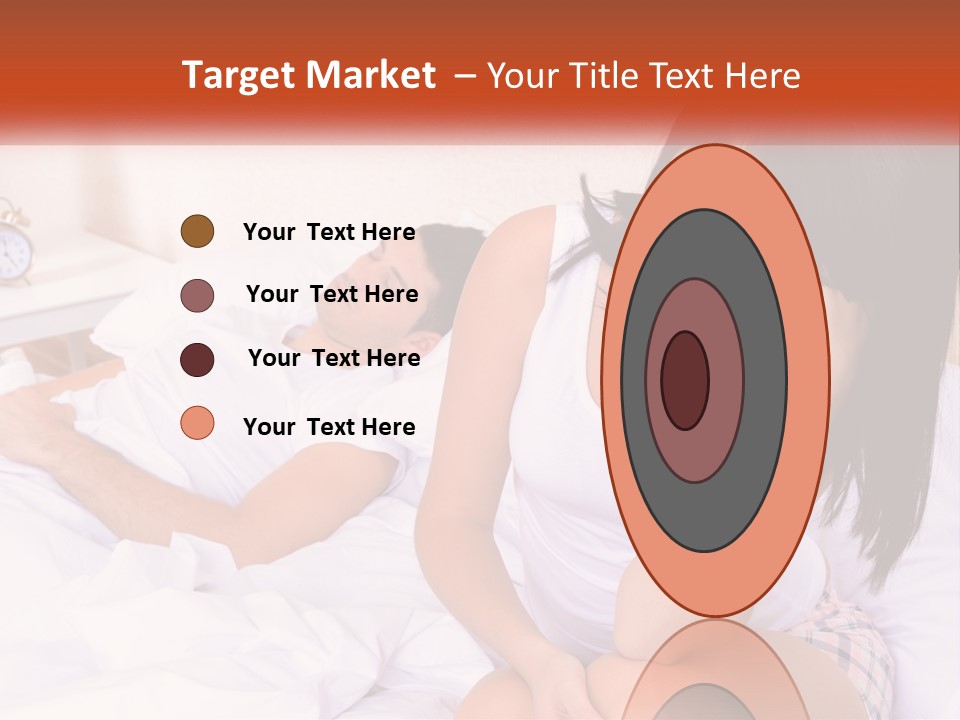 A Man And A Woman Laying In Bed Together PowerPoint Template