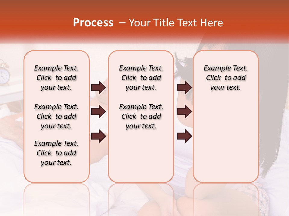 A Man And A Woman Laying In Bed Together PowerPoint Template