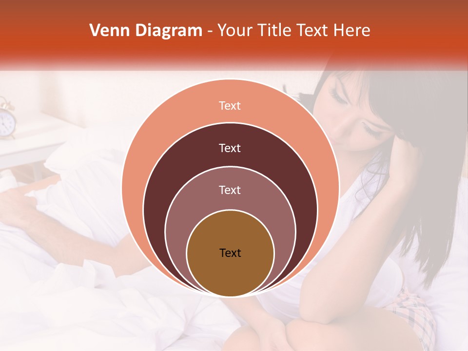 A Man And A Woman Laying In Bed Together PowerPoint Template