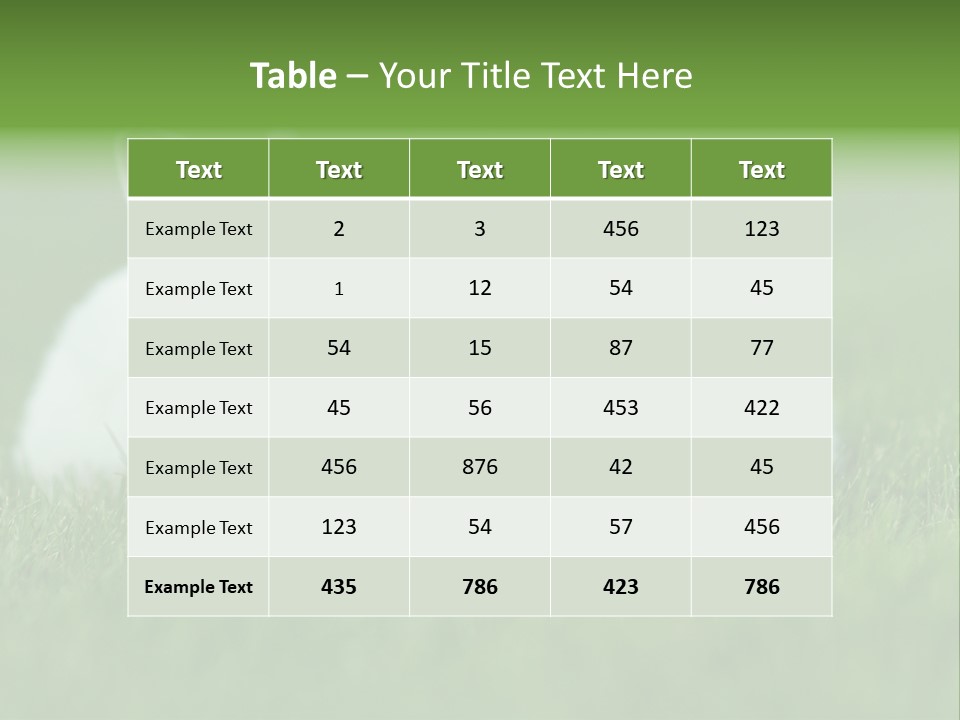 A Couple Of Rabbits Sitting In The Grass PowerPoint Template